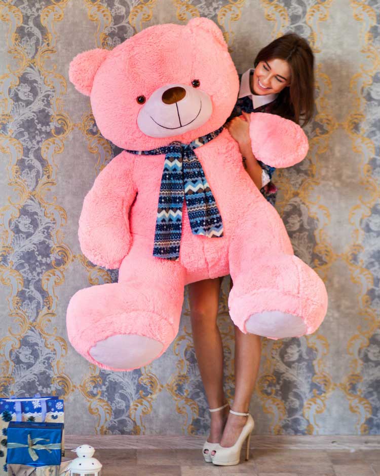 большой-плюшевый-медведь-Барт-170-см-розовый